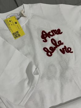 Product Review of TRENDYBOUTIQUE- Áo phông cộc chữ đỏ thêu xù from a**n 1