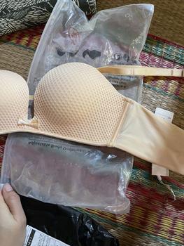 Product Review of Áo lót nữ su cúp ngang nâng độn chống tuột đệm bàn tay dày 3cm AL015 from l** t**ý 1