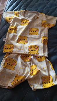 Product Review of (CT) Set 5 tặng 1 = 6 bộ quần  áo cộc tay chất tăm lạnh mềm mịn nhiều hoạ tiết xinh cho bé 0-5 tuổi (5-16kg) from V** t**g 0