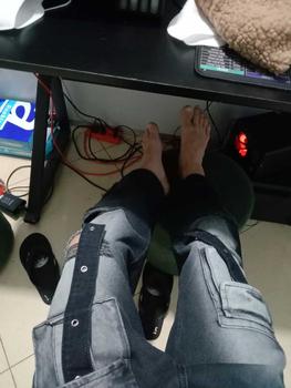 Product Review of Quần jean túi hộp rách khoan màu đen xám form suông rộng phù hợp cả nam và nữ from H**G T** C**N 0