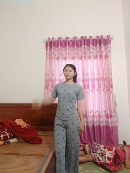 Product Review of Set Bộ Áo Vạc Bầu  Nơ + Quần Dáng Suông Nữ Women Top Jacket - Chất Thun Tăm Lạnh Cá Tính Ong  Legging Voi from T** H** 0
