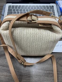 Product Review of Túi Cói Đeo Chéo Thời Trang Hè, Túi Xách Nữ Phong Cách Retro Cực Xinh TC64 from M**n 2