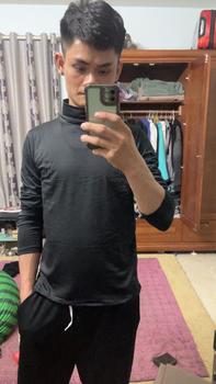 Product Review of Com bo 3 áo nhiệt nam cổ cao 3p chất vải lạnh lông thu đông co giãn 4 chiều 50-75kg SPORT from T**g C** 0