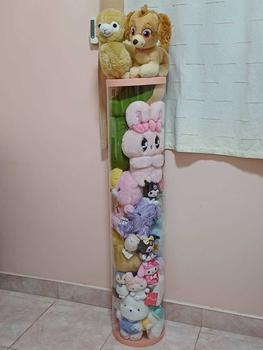 Product Review of ถังเก็บตุ๊กตาแบบใส ถังใสใส่ตุ๊กตา ที่เก็บตุ๊กตา ถังโชว์ตุ๊กตาแบบใหม่ ทรงกระบอกพลาสติก สำหรับใส่ตุ๊กตาเพื่อกันฝุ่น from อ**8 0
