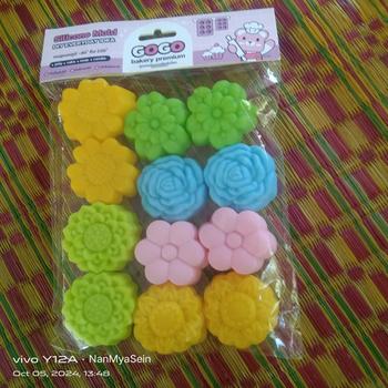 Product Review of คละแบบ ชุดพิมพ์ดอกไม้ 5 cm 1ชุด มี 12 ชิ้น  (สั่ง 5ชุดขึ้นไป มีของแถม) from N**n 2