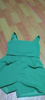 Product Review of SASA 'KC' "2pcs' COORDENATE TERNO SET SLEEVELESS CROP TOP AND SHORT Fleece Womenswear Blue Coordinate Crepe Pockets from B**e 2