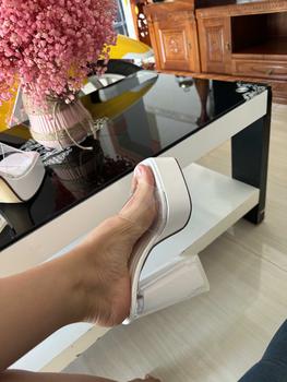Product Review of (lùi size chân gầy)Dép Guốc nữ 12p -cao gót mũi vuông quay ngang trong mềm đúp trước 3cm. from ** N**c ** 2