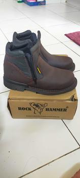 Product Review of {FREE SOCK} Original Rock Hammer Safety BootHalf Cut Leather Safety Boot #912 *Free Sock** from W**r 0