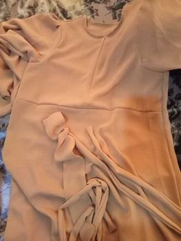 Product Review of gamis allmaira/bahan crinkle airflow premium Polos Muslim Panjang from T**🍮 0
