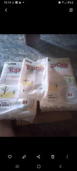 Product Review of (TẶNG 100 MIẾNG LÓT THẤM SỮA) 1 BỊCH Tã Bỉm Topgiakids pH<7 an toàn cho da bé, mềm mại, mỏng nhẹ, chống tràn tối đa tặng 100 miếng lót thấm sữa và kèm 2 miếng dùng thử (TDN) from _**n 1
