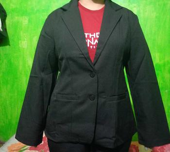 Product Review of Blazer  kantor  jas kantor wanita jumbo blazer kerja wanita Abu Hitam navy blazer jumbo wanita hitam formal wanita from D**n V**a A**f 1