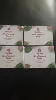 Product Review of [2 PCS ]SABUN GLOWING DNA SALMON AFEELGLOW Soap from M**4 2