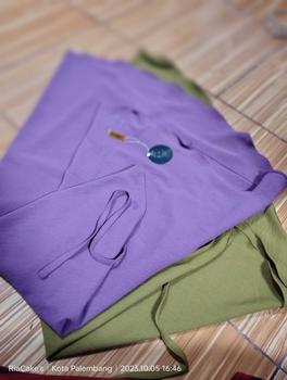 Product Review of (71k Get 3) Kerudung Instan Bergo Maryam Tali Non Pad Crinkle Airflow Size L - Muhajirin Hijab muslim syari Nyaman Panjang from R** e**a 1