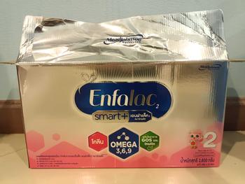 Product Review of นมเอนฟาแล็ค สมาร์ทพลัส นมสูตร 2 นมผงเด็ก ขนาด 4000 กรัม Enfalac Smart+ 2 นม เอนฟา แล็ค นมผง Enfa lac (500 กรัม x 8 ซอง) from 𝕭**𝖘 0