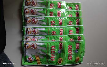 Product Review of ถุงมือพลาสติกตราซันไบรท์(Sun Brite)(1ซองมี 24 ชิ้นหรือ 12คู่ )  1 โหลมี12แพ็ค มี 288 ชิ้น พร้อมส่งจ้า from J** l** 1