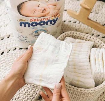 Product Review of Bỉm Moony Natural size NB63/S58/M46/L36/L38/XL32 cho bé from B**k 1