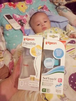 Product Review of PIGEON Botol PP Clear Streamline 150Ml | Botol Susu Bayi Yellow Accessories from H**i 0
