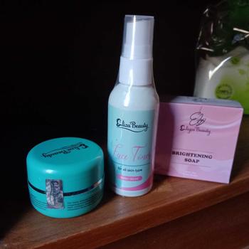 Product Review of Eliza Beauty Paket Lengkap Perawatan Wajah Sabun Toner & Cream Untuk Mencerahkan Memutihkan Mengencangkan Pelembab Facial from n**g 0