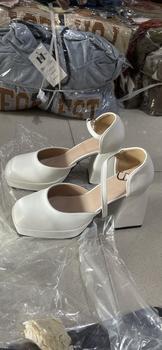 Product Review of (Phúc Minh) GIẦY Cao Gót Nữ Bít Hậu Trơn Chất Liệu Da Mờ Mũi Vuông 10 phân (Phom rộng) Shoes giàycaogót DéP giay cuoi bup Women giay  7 from c**n 0