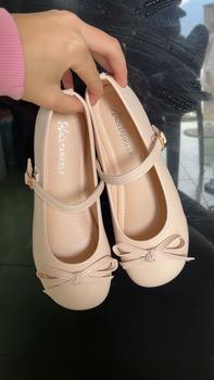 Product Review of Giày Nữ Đế Cao Mũi Tròn 3p Da Mềm Buộc Nơ Điểm Nhấn Gót 3-5cm - Shoes from ** 0