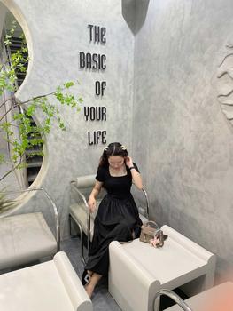 Product Review of TT108 Váy cổ vuông phối thô cộc tay vạt v váy xinh dễ thương Đầm Nữ Dress Women Kem Voan from N**n T** B**h N**y 0