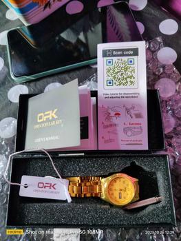 Product Review of OPK Watch for Women Original Relo Number Waterproof Luminous Stainless Calendar Gold Silver Blue Black Elegant Mini Dial Quartz Watches With Box 8110 from S** ** 3