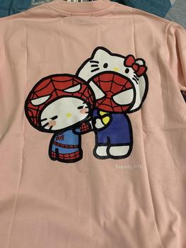 Product Review of TRENDYBOUTIQUE- ÁO PHÔNG CỘC HỒNG HỌA TIẾT MÈO from l**h 2