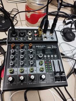 Product Review of Mixer audio ashley K-POP 4 4ch Original USB BLUETOOTH SOUNDCARD Monitor Pc Iron from s**h 3