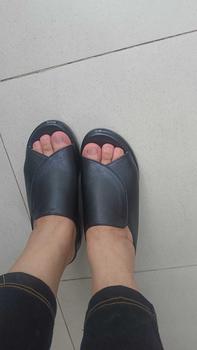 Product Review of DÉP DA CAO CẤP HỞ MŨI CAO 7CM Nữ DéP Shoes from T**h H**n 0