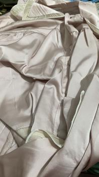 Product Review of Freesize (65Kg-90Kg) Bộ Pijama Đùi Nữ Áo Baby Doll Cổ Bèo Vải Lụa Latin Có Nút Bọc, Quần Đùi Ống Rộng Có Túi, Quần Áo Ngủ from N**2 0