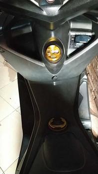 Product Review of cover tutup tangki bensin + kunci kontak Yamaha Nmax old full cnc from p** ** 0
