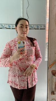 Product Review of Hân Nguyễn Áo Bà Ba - B.A01 (ÁO LẺ) Áo Bà Ba Dây Kéo Hoa Gió Cổ Tròn tay dài Nữ Top Women Sơ Mi from G**u Ố** 2** k** 1