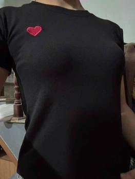 Product Review of Áo 3 Màu Thun Nữ Ôm Body Thêu Trái Tim - from b**2 0