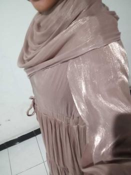 Product Review of Evolvere - Vlora Dress Shimmer Fashion Gamis Muslim Wanita Busui Friendly from B**e 1