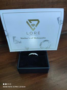 Product Review of Cincin Moissanite Lapis Emas Putih 18K - Blanche Minimalist Moissanite Ring 0.1 CT - Lore Jewellery from Y**s L**k 0