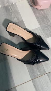 Product Review of [Hình thật]Dép nữ đế cao tôn dáng, Dép sục cao gót 7 phân dép nữ hottrend 2023 WD2316 Shoes GiàY DéP đế Cao Su Len from N**e 0