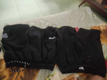 Product Review of JIZU PROJECT - BoardShorts Celana CARGO PRIA DAN WANITA / BAHAN Fleece TEBAL / PINGGANG Karet / Sablon DI Kantong / SIZE M L XL Outdoor Pendek Santai Keren from D**a 0