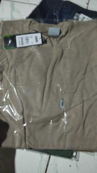 Product Review of (Paket isi 4 Pcs) Kaos Pocket Saku MBN Pria Wanita Fashion Army Cream Distro Hitam Katun from a**5 0