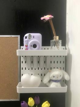Product Review of SIV Pegboard Peg Board Organizer Wall Hanging Shelf Wall Shelves Storage Organizer With Accessories Rack Decoration Mount from s**a 2