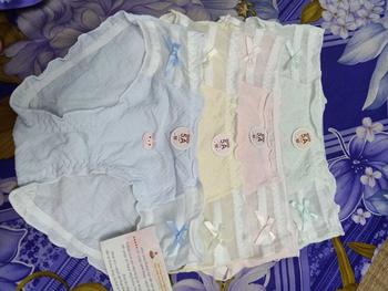 Product Review of Quần Lót Nữ VALICA L2861 Cotton Phối Ren Lượn Sóng Mềm Mại Hình Thỏ Đính Nơ Đáng Yêu - Màu Trắng from M** N** 0