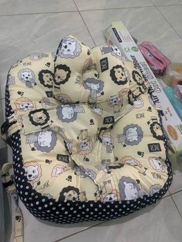 Product Review of Sofa Bayi Jumbo Multifungsi Dengan Sabuk Pengaman Free Bantal Peyang Dan Tas / Kasur Bayi / sofa duduk from D**i 0