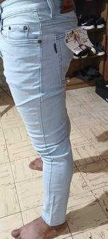 Product Review of Men's Denim Fade blue Jeans Slim Fit Pants from M**n 1