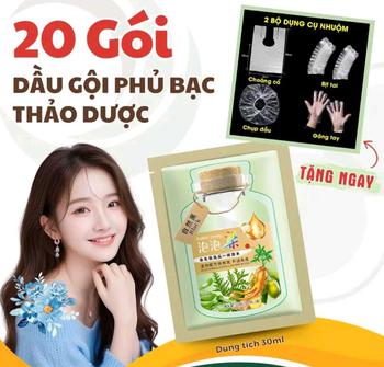 Product Review of (Tặng 4Gói) Combo 40 gói dầu gội nhuộm màu tóc Tặng thêm 4 gói và Tặng 4 bộ phụ kiện Lalabeauty from n**2 0
