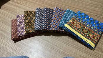 Product Review of ผ้าถุงลายไทยไม่เย็บ 10 ผืน หน้ากว้าง 2 เมตร ยาว 1.15 เมตร ผ้าซับน้ำดี ไม่ลื่น from ช**y เ**💞 0