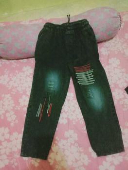 Product Review of SELLA GARIS BLACK CELANA BAGGY JEANS Bordir Kantong Karet Samping from w**g s**o l**n 0