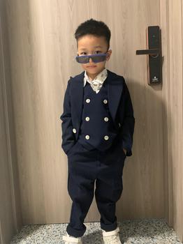 Product Review of Set Bộ Vest Cao Cấp 2-3 chi tiết cho bé trai, áo khoác, gile, quần dài, quần đùi from C** T** x**h 2