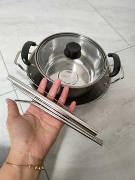 Product Review of Sedotan set 4 in1 22cm Bubble Lurus Bengkok stainless denagn sikat from 𝑅**𓍊 2