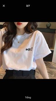 Product Review of Áo thun nữ thun giấy in chữ đơn giản size M, L chất vải cotton mỏng mát nhiều màu from T** N**i 0