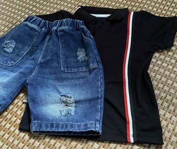 Product Review of Bộ áo thông hơi, quần jean mềm đẹp 8-25ky from M**🦋 0