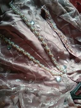 Product Review of Julissa Dress Free Outer Brokat Tille Mutiara Rompi Kondangan Gamis Pesta Polos from Y**a 0